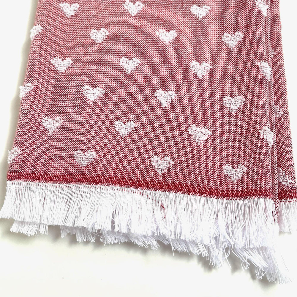 Cupid Hand & Face Towel - Red