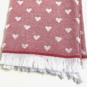 Cupid Hand & Face Towel - Red